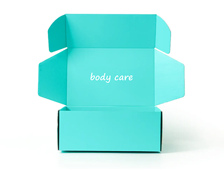 Blue Corrugated Shipping Box